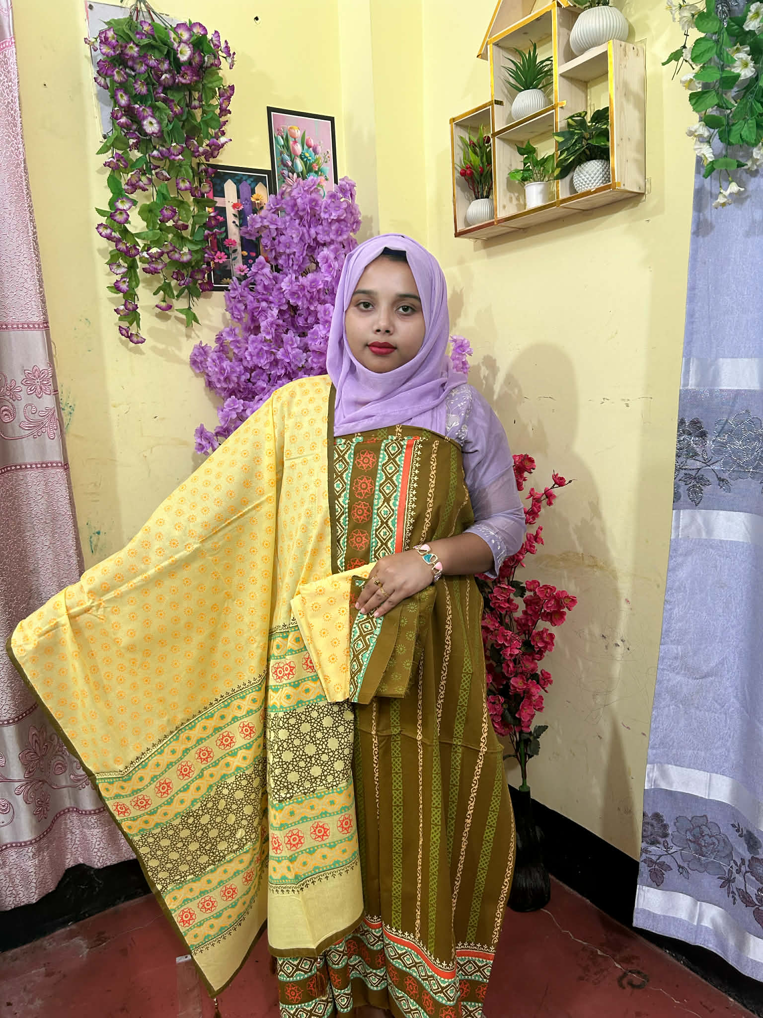 Premium Block Print Three Piece Set